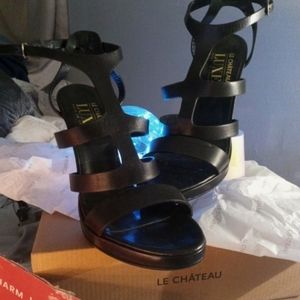 Italian made leather gladiator sandal